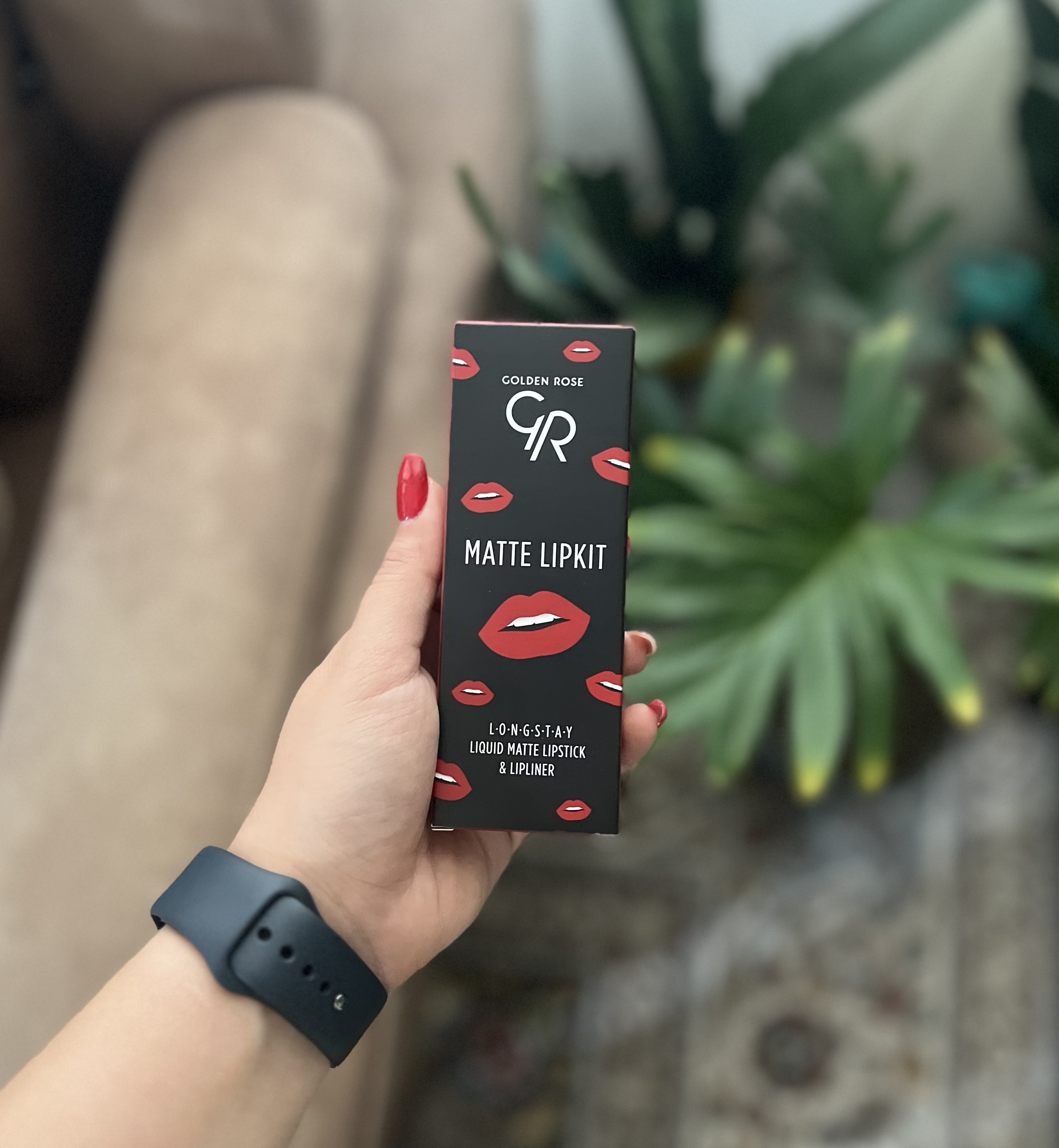 کیت رژلب و خط لب گلدن رز